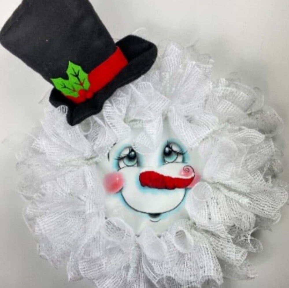 Made to order! Snowman wreath